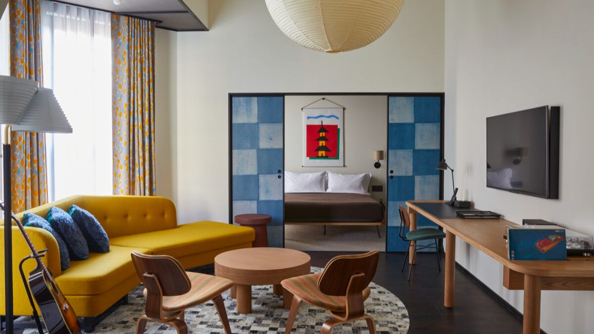 Guest room at Ace Hotel Kyoto